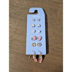 Maurices 6 Pack Americana Earring Set